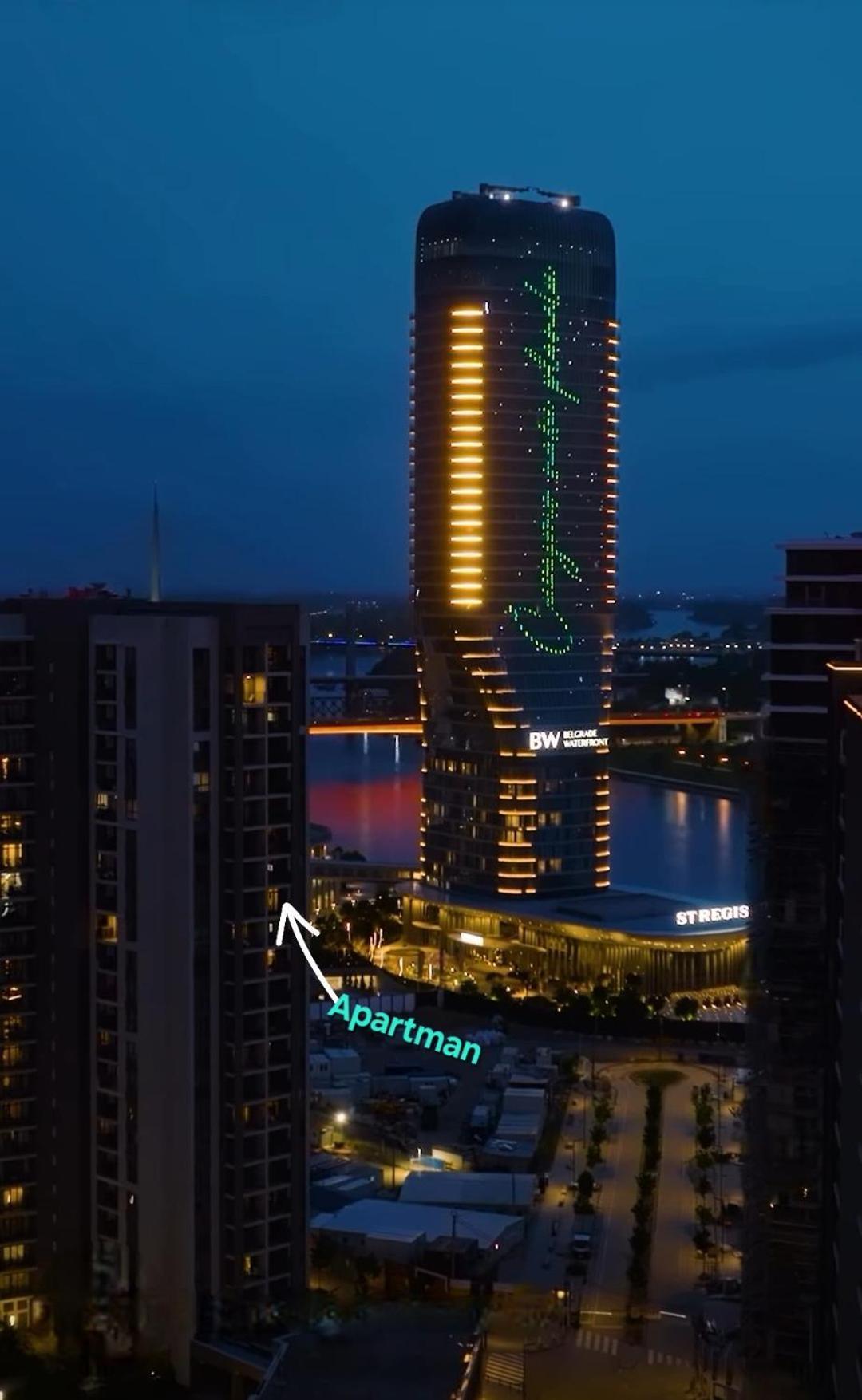 Апартаменты Beograd Na Vodi - BW Arcadia Luxury Экстерьер фото